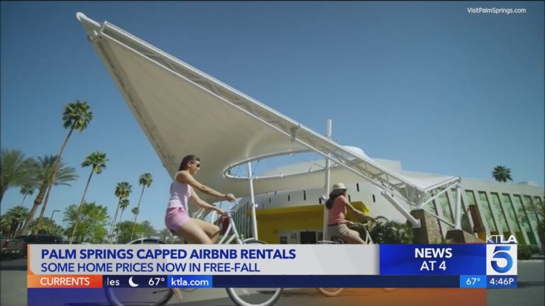 Palm Springs home values in “free-fall” after city cracks down on Airbnb