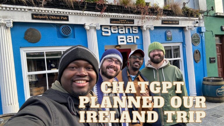 ChatGPT Planned Our Ireland Trip Part 1- Visiting Athlone and Galway