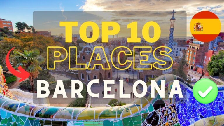 TOP 10 PLACES TO VISIT IN BARCELONA | Travel Guide Barcelona 2024 Vacation
