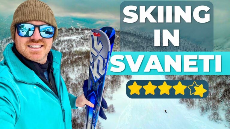 My First Time Skiing In Mestia Svaneti Georgia Was AMAZING