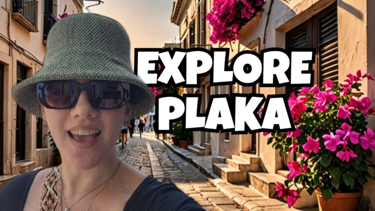 ATHENS, Walking Tour Plaka: Greece (best Greek souvenirs)