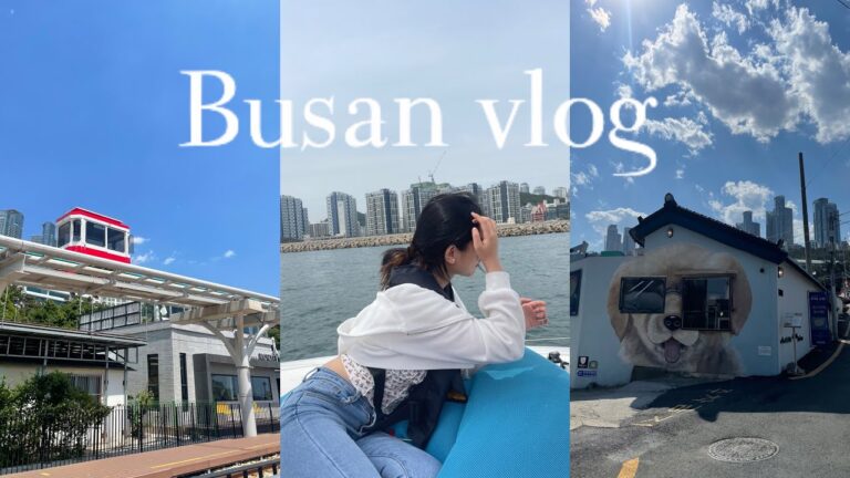Busan Vlog | weekend GETAWAY 💌🥂 | explore places, cafe hopping🧋 | Bhutanese