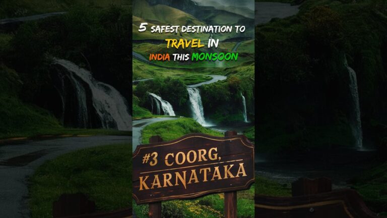 monsoon travel places | safe travel #shorts #short #ytshorts #trending #travel