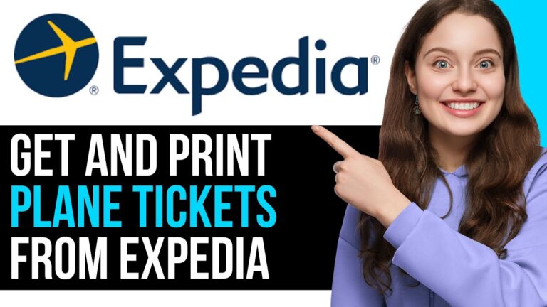How To EASILY Get & Print Plane Tickets From Expedia! | NEW 2024