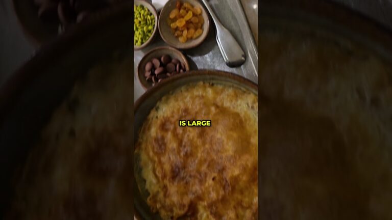 Trying Famous Umm Ali In Qatar
