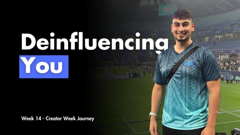 Deinfluencing You In 60 Seconds
