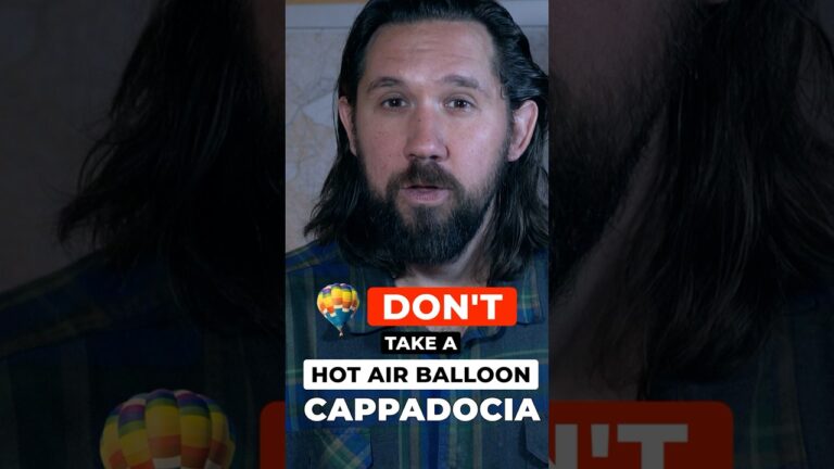 DON’T Take a Hot Air Balloon Ride in Cappadocia Turkey #shorts