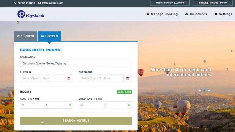 Paysbook: Hotel Bookings Video Tutorial