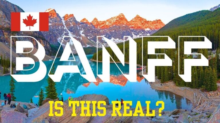 Banff National Park is almost TOO Beautiful to be Real!