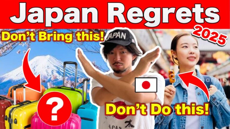 2025 Update | Foreign Tourist’s Biggest Japan Regrets | Don’t Make These Mistakes in Japan