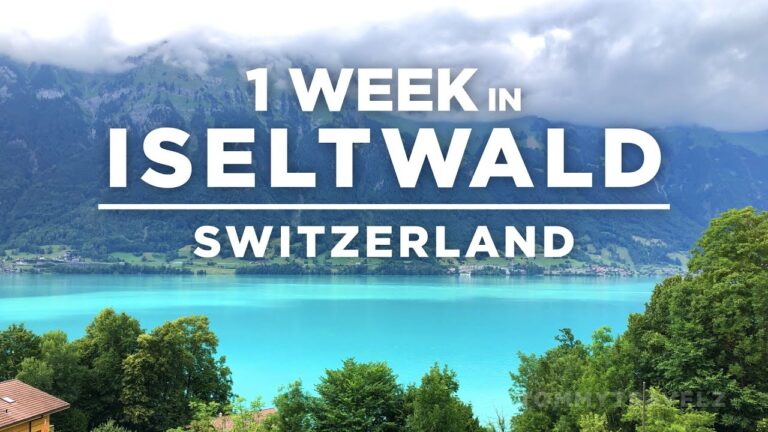 1 Week in Iseltwald Switzerland @tommytravelz