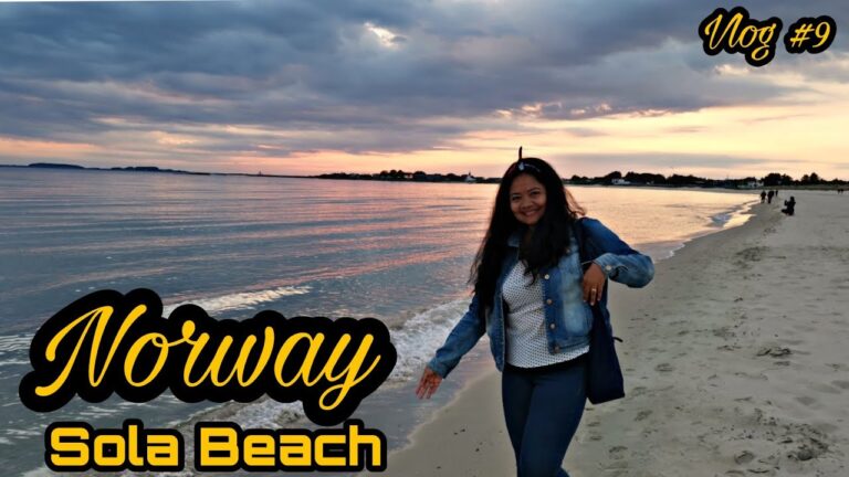 Sunset at Sola Beach | Norway Vlog 2021