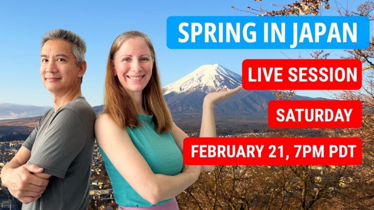 Must Watch Before Visiting Japan in Spring w/ LIVE Q&A