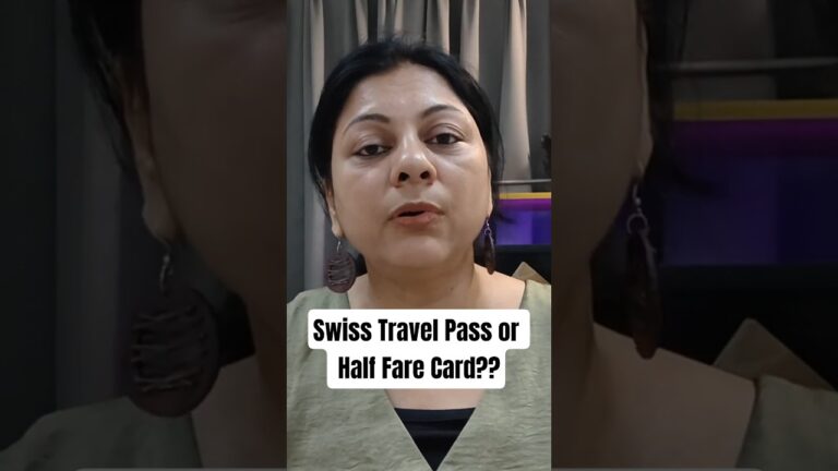 Swiss Travel Pass or Half Fare Card? Biggest Switzerland Confusion