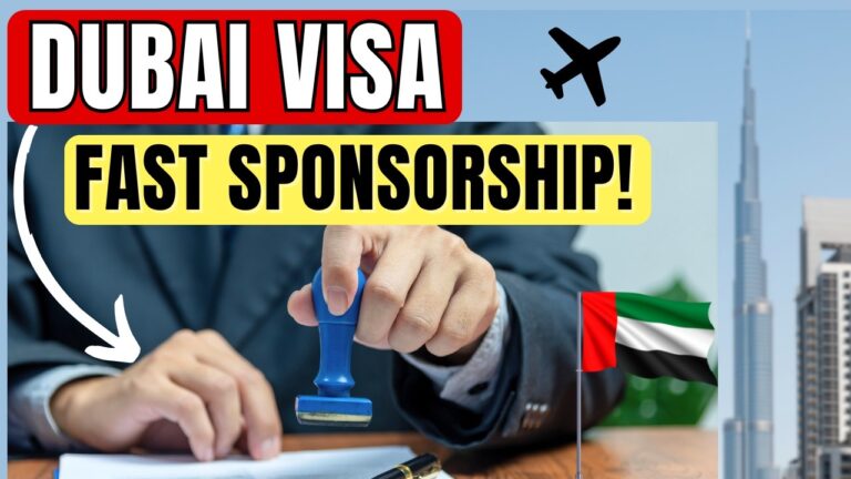 Get Sponsored FAST for a Dubai Visa in 2026! | Jobs, Family & Freelancers