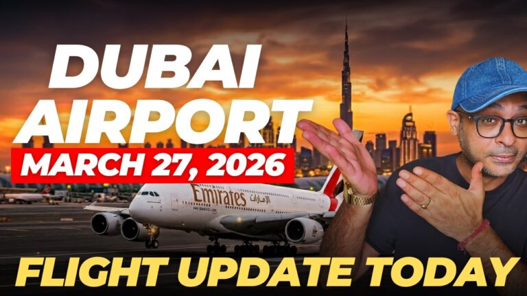 Dubai Airport: Limited Flights & Cancellations | Middle East Update March 27, 2026