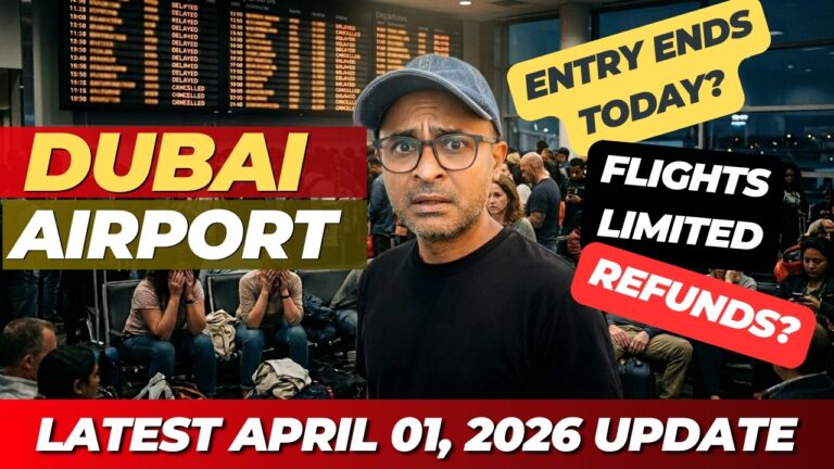 Dubai Airport: Last Day UAE Entry Without Visa | New Flights, refunds- Apr 1, 2026