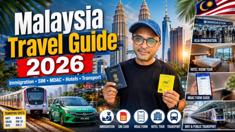 Going to Malaysia in 2026? MDAC, Budget, SIM Card, Currency & Immigration — Full Guide for Indians!