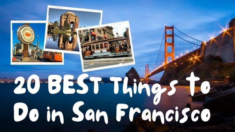 20 Things to Do in San Francisco 2024 – San Francisco Travel Guide ✈️✈️ – (Bay Area, Presidio,  etc)