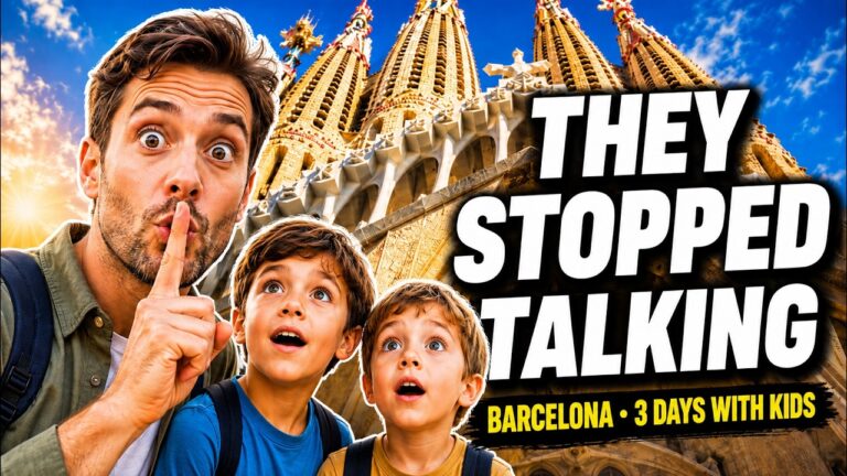 Barcelona With Kids: The Moment That Stopped Them Talking (3-Day Family Guide)