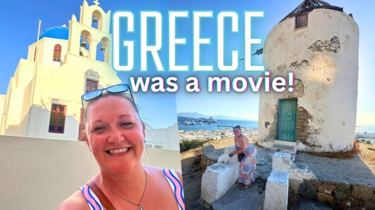 GREECE was a MOVIE ✈︎ from a Big Greek Wedding to a Cruise (( on Part 2 #vlog of our EURO TRIP ))