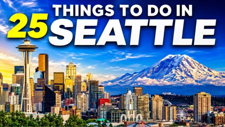 Best Things To Do in Seattle Washington 2026 4K
