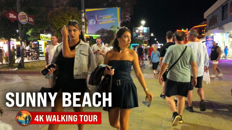 The Real Sunny Beach After Dark – Bulgaria Raw Night Walk