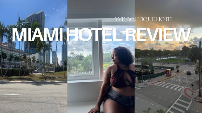 SOLO TRAVEL VLOG || come spend 24 hours with me in MIAMI ALONE! Hotel review + hectic travel day✨
