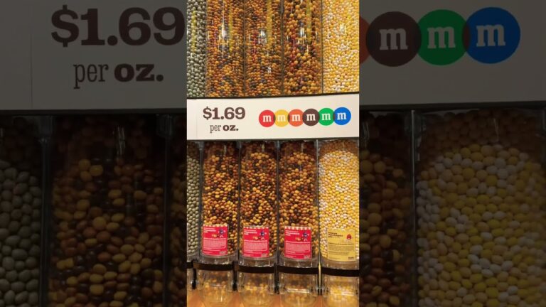 The most colorful wall of M&M’s #travel #candy #shorts