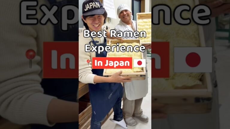 Japan’s Hidden Ramen Experience: Craft Your Perfect Bowl & Dine with Locals | #shorts, #japan
