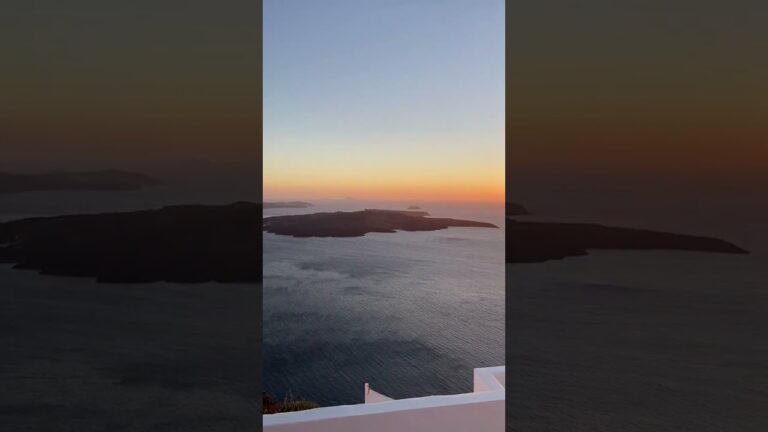 I Didn’t Expect Santorini Sunset to Look Like This #greece #travel #beautiful