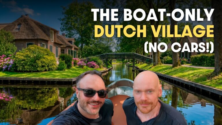 We Found a Dutch Village With Canals Instead of Roads (Giethoorn, Netherlands)