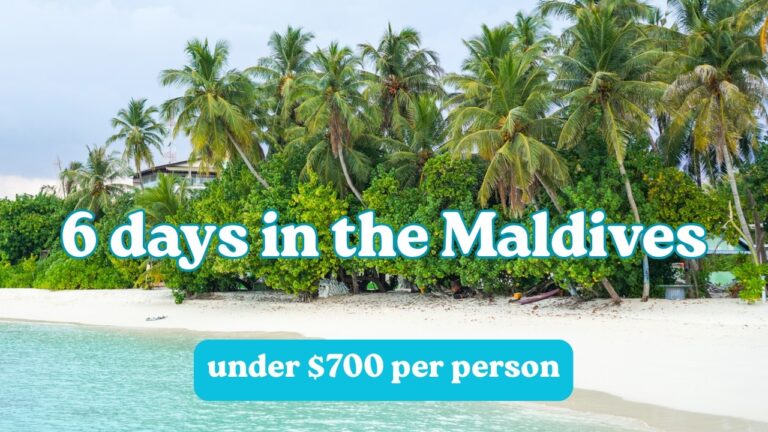 6 Days in the Maldives on a Budget: Fulidhoo Island