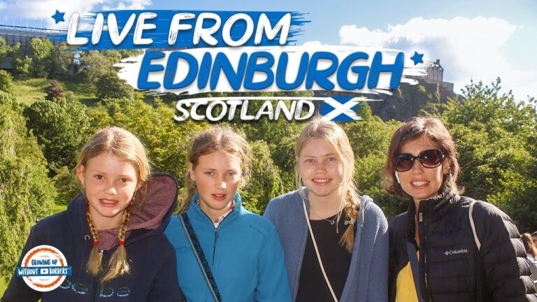 Live Q&A from Edinburgh Scotland!!! | 90+ Countries with 3 Kids