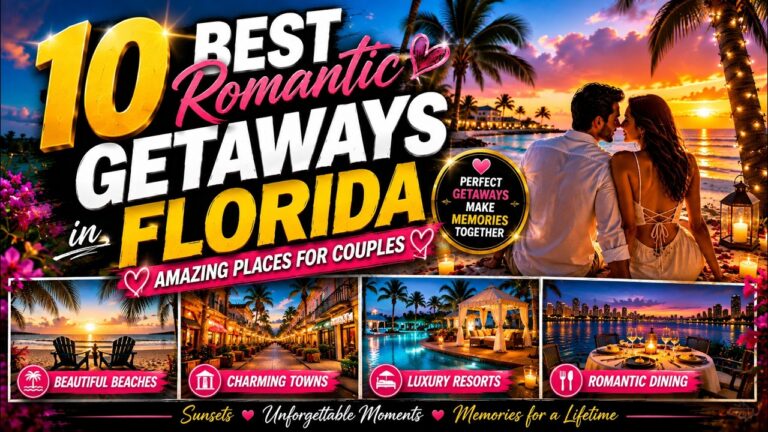 10 Best Romantic Getaways in Florida ❤️ | Amazing Places for Couples