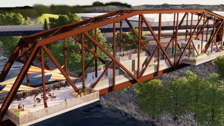 World’s First Event Center on a Bridge – Rock Island, Kansas City